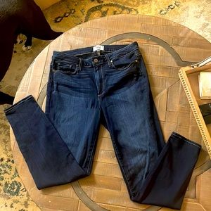 Paige Hoxton Ankle Jeans Dark Wash Denim 31